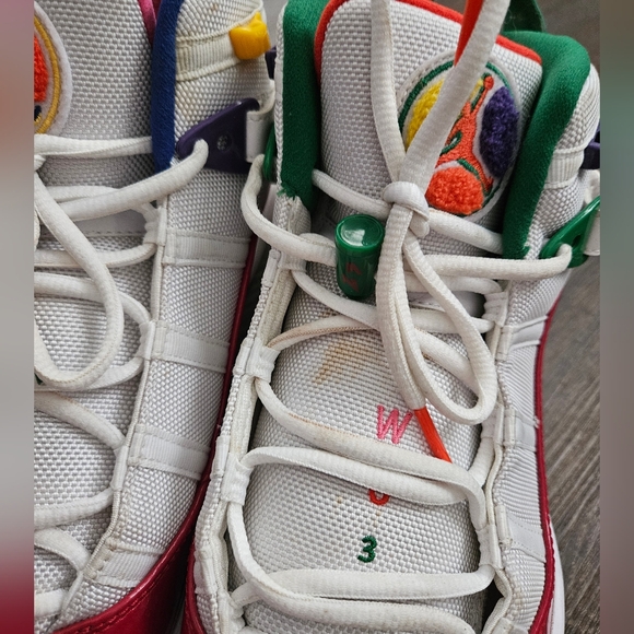 Jordan Athletic Shoes Red White with Multicolor Accents main image 11